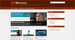 Desktop Screenshot of bbbscam.net